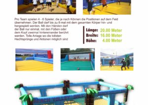 Aufblasbare Volleyball Anlage Fun Production GmbH