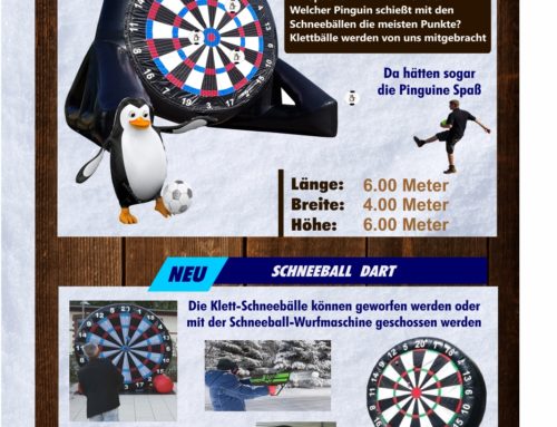 Pinguin-/ Schneeball Dart XXL